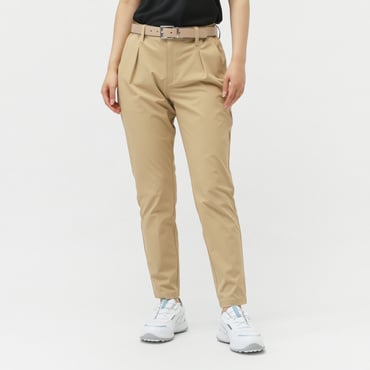 遮熱UVカットミニヘリンボンクロップドパンツ TR-1B2125CP(ベージュ-XL)