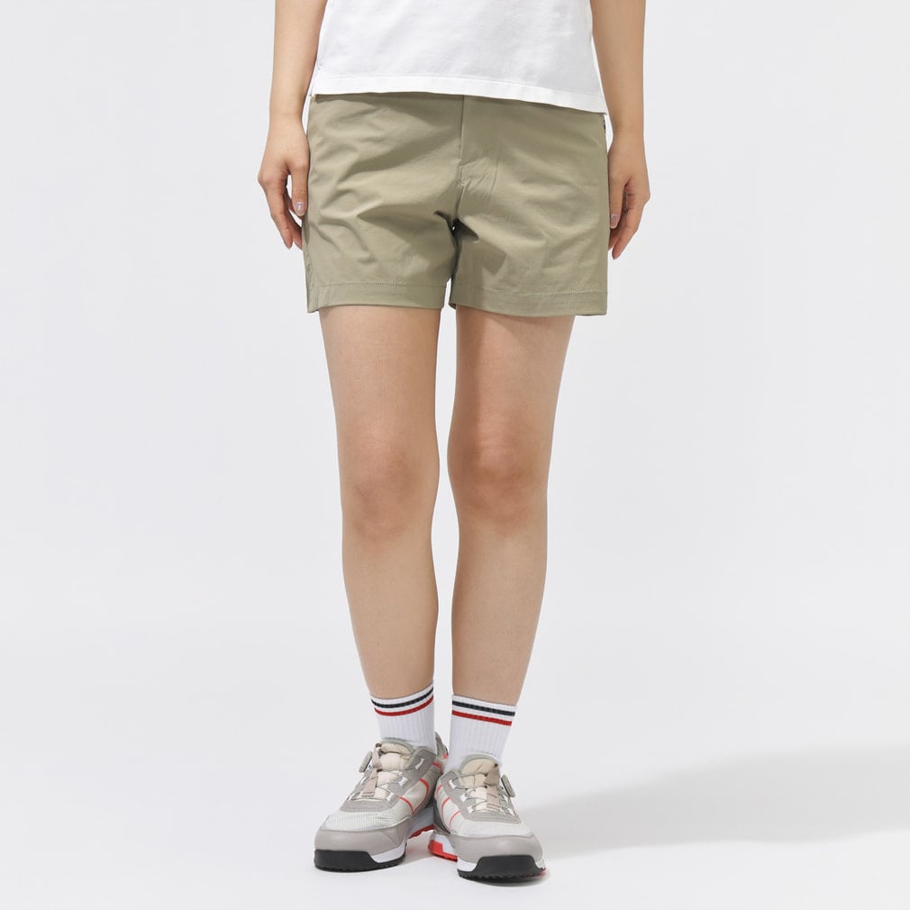 ストレッチ冷感ショートパンツ 6226132600(ベージュ-S)