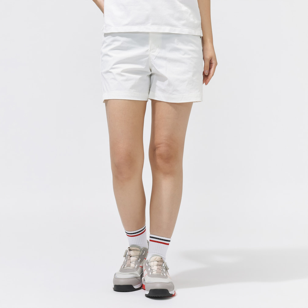 ストレッチ冷感ショートパンツ 6226132600(ホワイト-S)