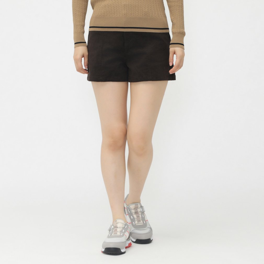 ビバハート レディース ゴルフウェア ショートパンツ 秋 冬 コーデュロイストレッチショートパンツ (012-72941) VIVA HEART