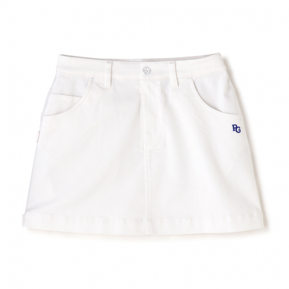 パーリーゲイツ スカート プリーツ ナイロン 中綿 ホワイト ショート ゴルフ パーリーゲイツ スカート プリーツ ナイロン 中綿 ホワイト