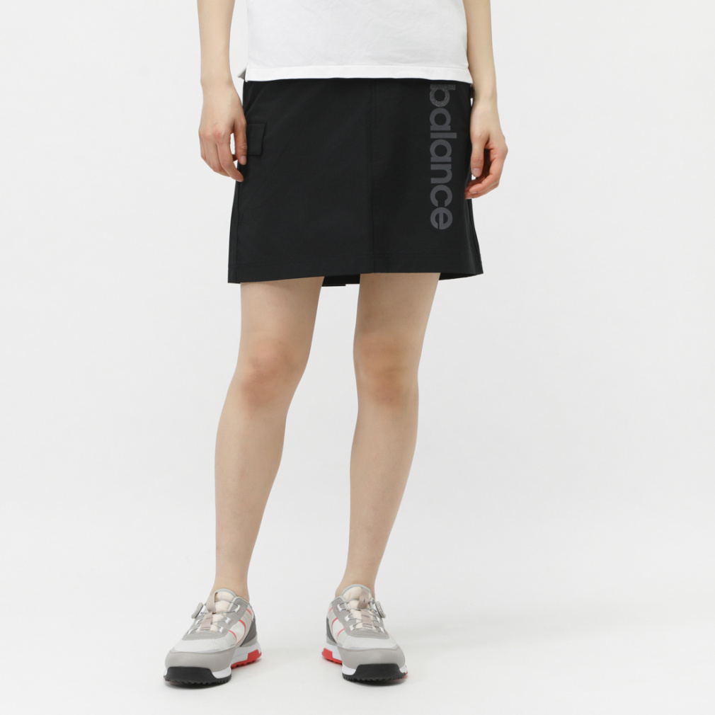 SEMI-TIGHT MIDI SKIRT 125134502(ブラック-XS　レディス)