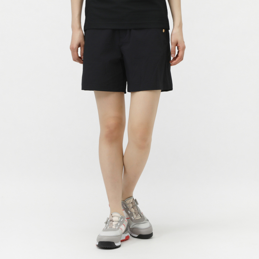 ナイロンドビーストレッチショートパンツ 0435132552(ネイビー-XS　レディス)