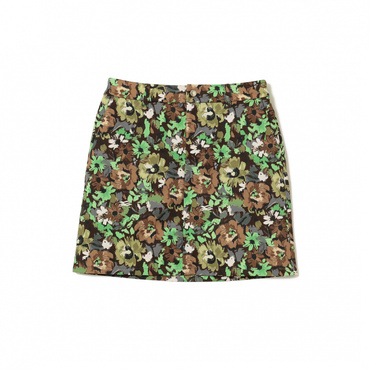 迷彩フラワープリントスカート 8327004580