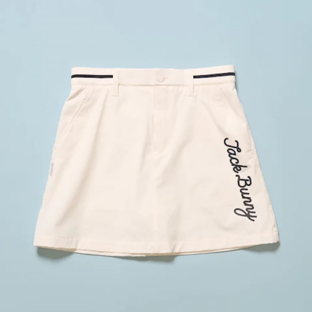 美品 Jack Bunny!! ジャックバニー ブランドロゴ 春夏 SS スカート ポリエステル マルチカラー レディース 0(S) ゴルフウェア【古着】【中古】 ジャック バニー レディース ゴルフウェア スカート 春 夏 【GOLF5限定