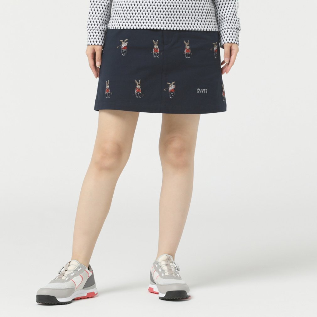 パーリーゲイツ レディース ゴルフウェア スカート 秋 冬 T/C GOLF