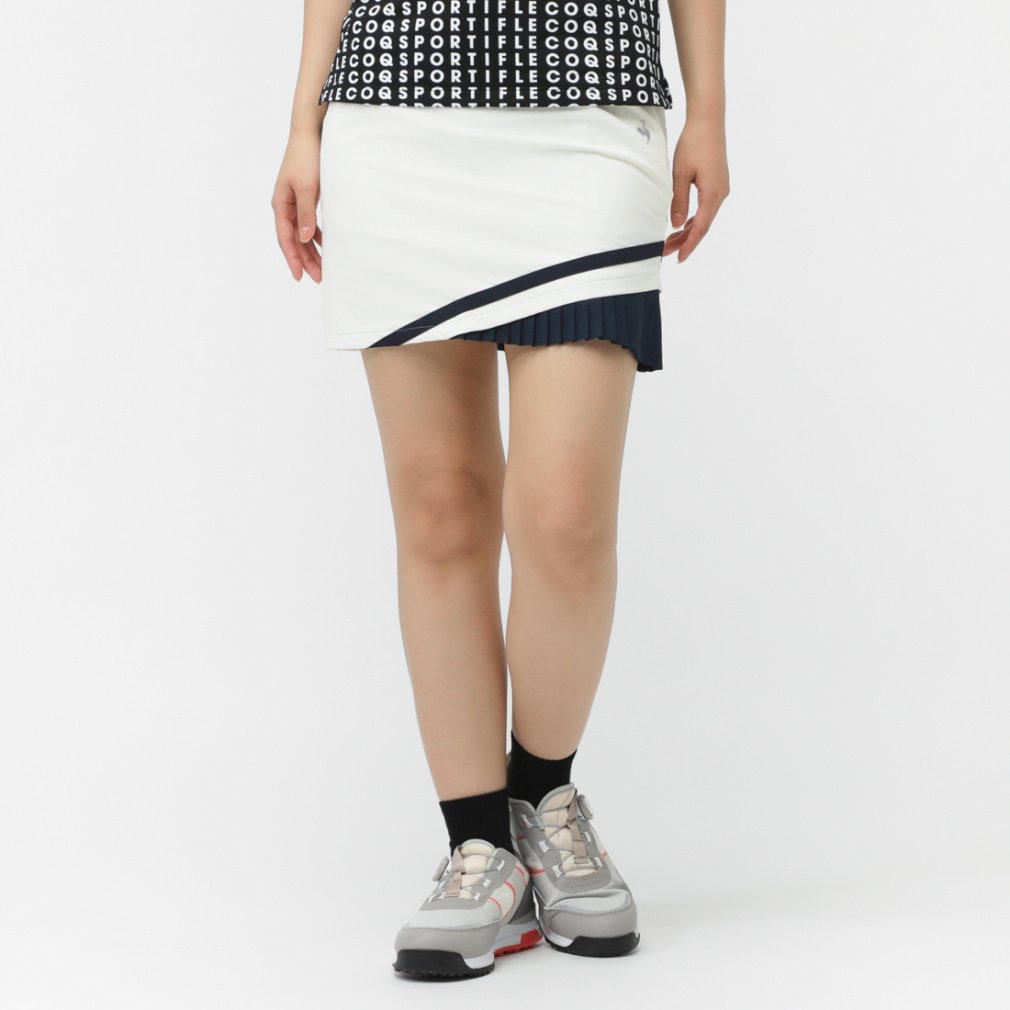 PG ゴルフ レディース スカート 白ネイビー❤️中綿入りお値下げ不可 ルコックスポルティフ ゴルフ レディース ゴルフウェア スカート 秋 冬