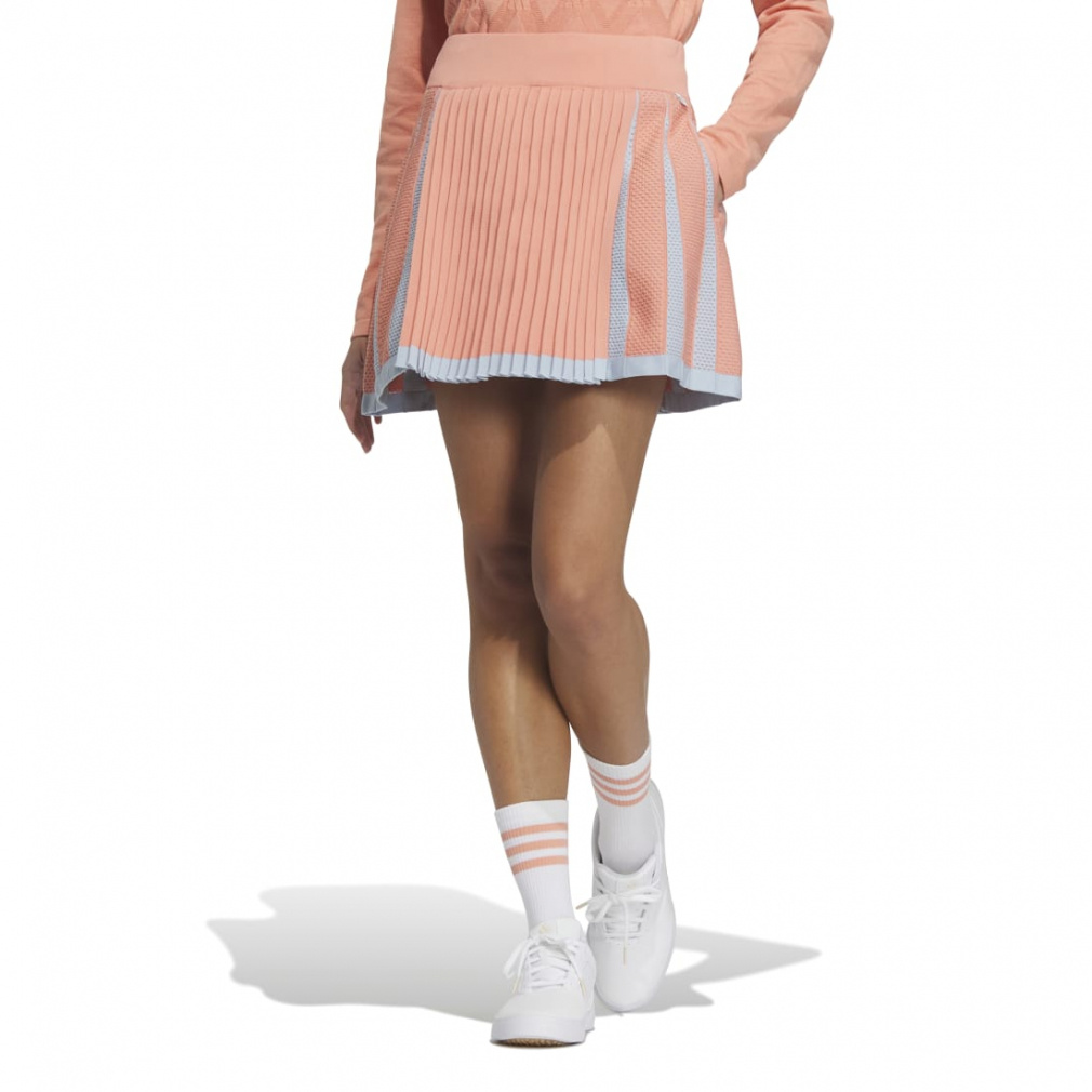 アディダス レディース ゴルフウェア スカート 秋 冬 PRIMEKNIT フレアースカート (HZ6101) adidas