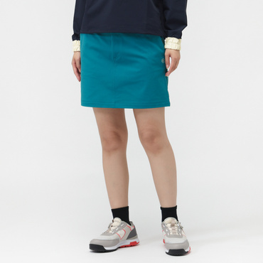 ストレッチツイル台形スカート 6225234800(ブルー-XS)