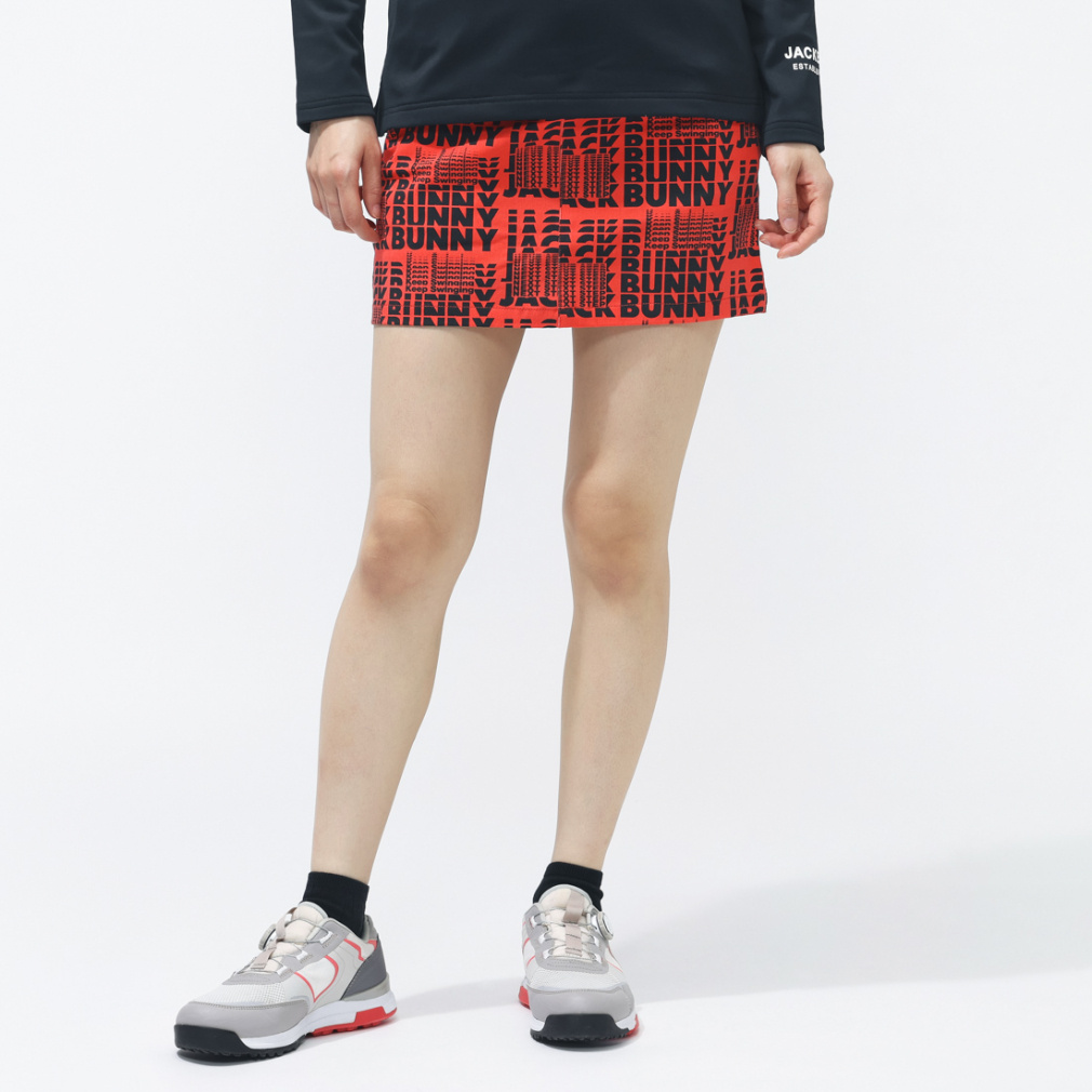 ジャック バニー レディース ゴルフウェア スカート 秋 冬 2WAY C/PU