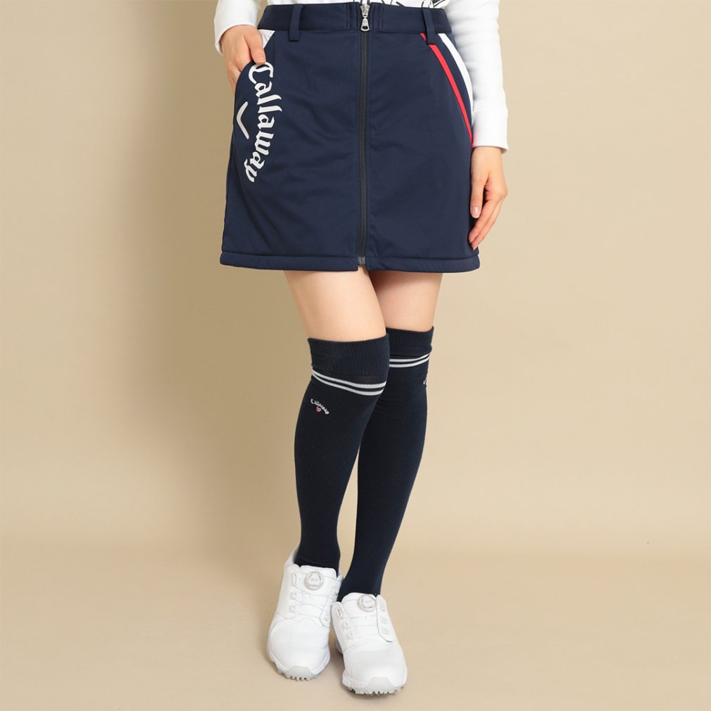 キャロウェイ レディース ゴルフウェア スカート 秋 冬 スター