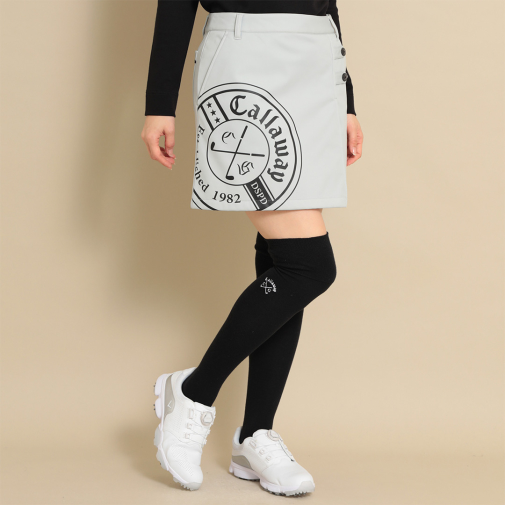 キャロウェイ レディース ゴルフウェア スカート 秋 冬 8WAYストレッチ防風スカート (C23228211) Callaway