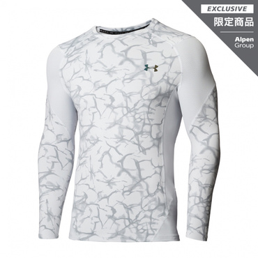 UA HG Rush Fitted LS Mock NV