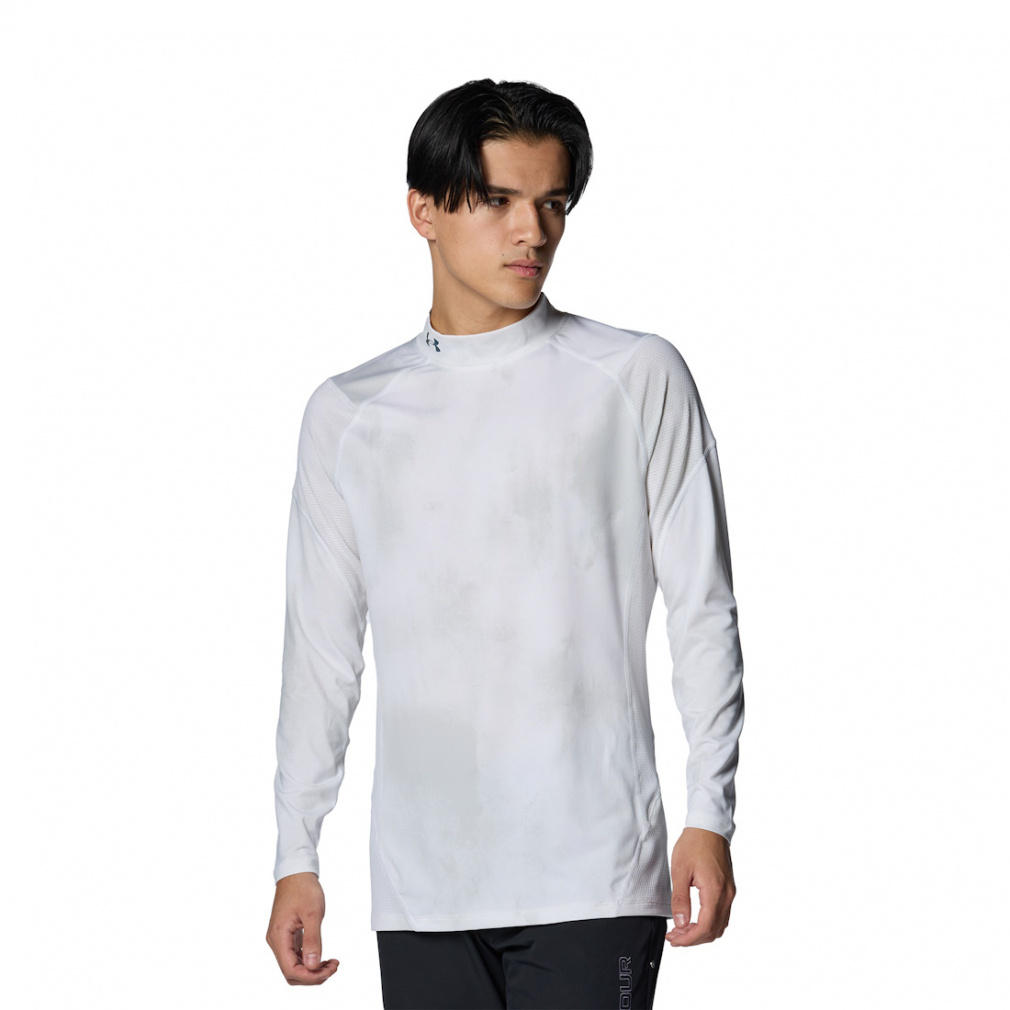 アンダーアーマー ゴルフウェア 長袖コンプレッションインナー 春 夏 UAヒートギア バニッシュ フィッティド ノベルティ シャツ (1385388) メンズ UNDER ARMOUR