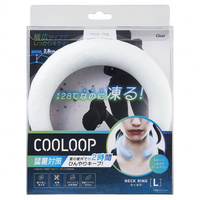 COOLOOP クーループ ネックリング Lサイズ クリア 2時間 40038