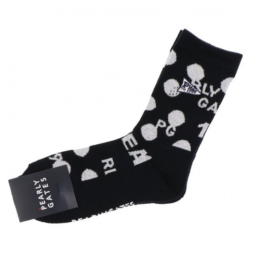 ボーダー ドット柄 ミディアム SOCKS
