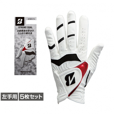 5枚セット グローブ GLG21 GOLF STRONG DUAL 厚手 GLG21