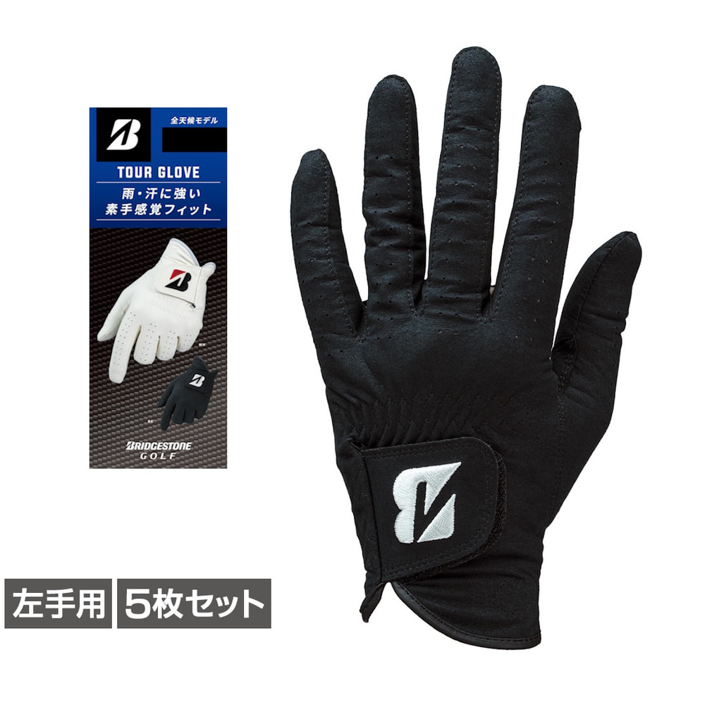 �u���a�X�g�� �S���t�O���[�u 5���Z�b�g �c�A�[�O���[�u TOUR GLOVE (GL2602) �����Y BRIDGESTONE