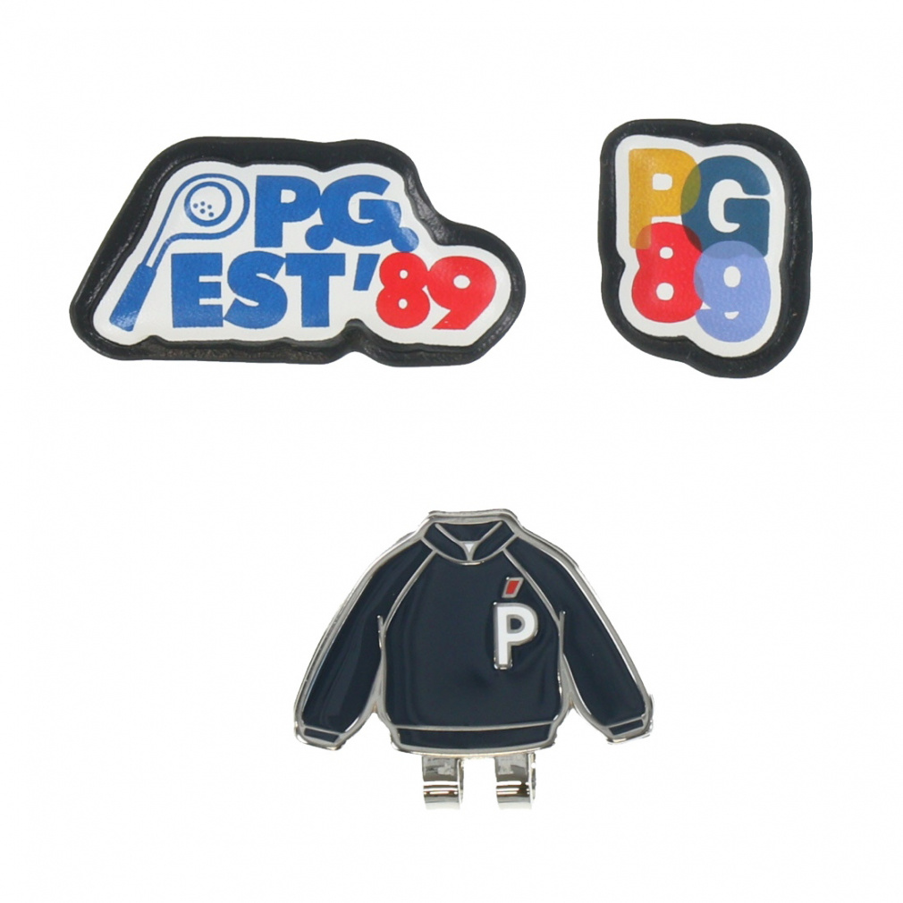 パーリーゲイツ ワッペンマーカーセット (0536184017) ゴルフ マーカー