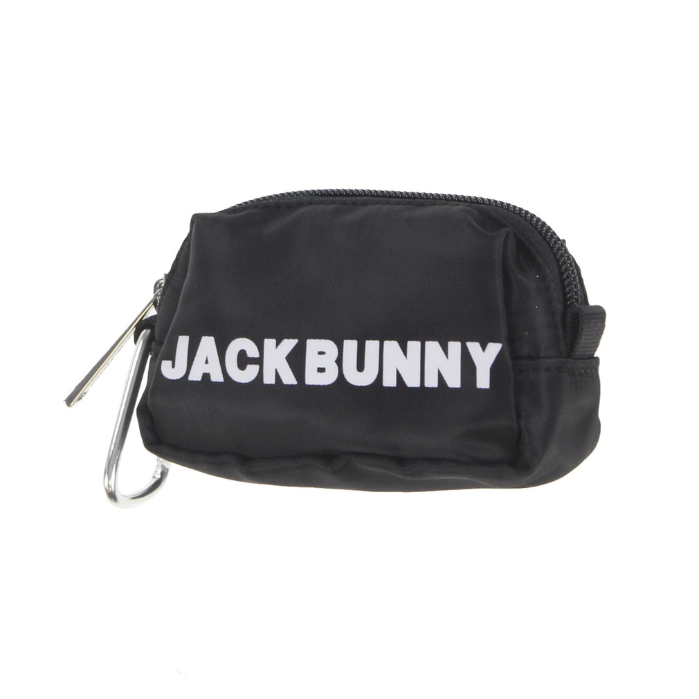 ジャックバニー Jack Bunny!! カートバッグ ボールポーチ ブラック ジャック バニー ボールポーチ (2626284809) ゴルフ ラウンドポーチ