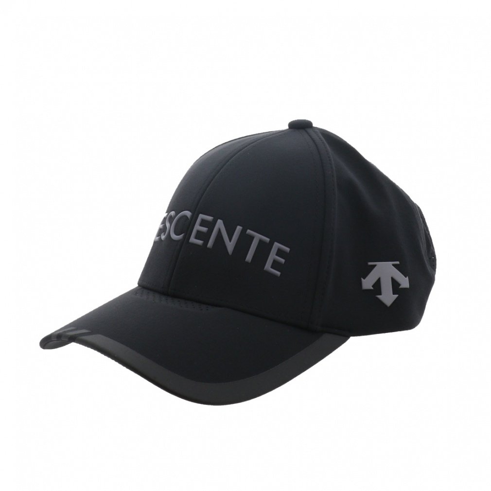 デサント ゴルフ ゴルフウェア キャップ 秋 冬 ロゴデザインパンチング