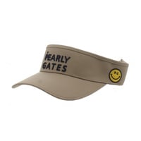 パーリーゲイツ ゴルフウェア サンバイザー 秋 冬 2段ロゴVISOR
