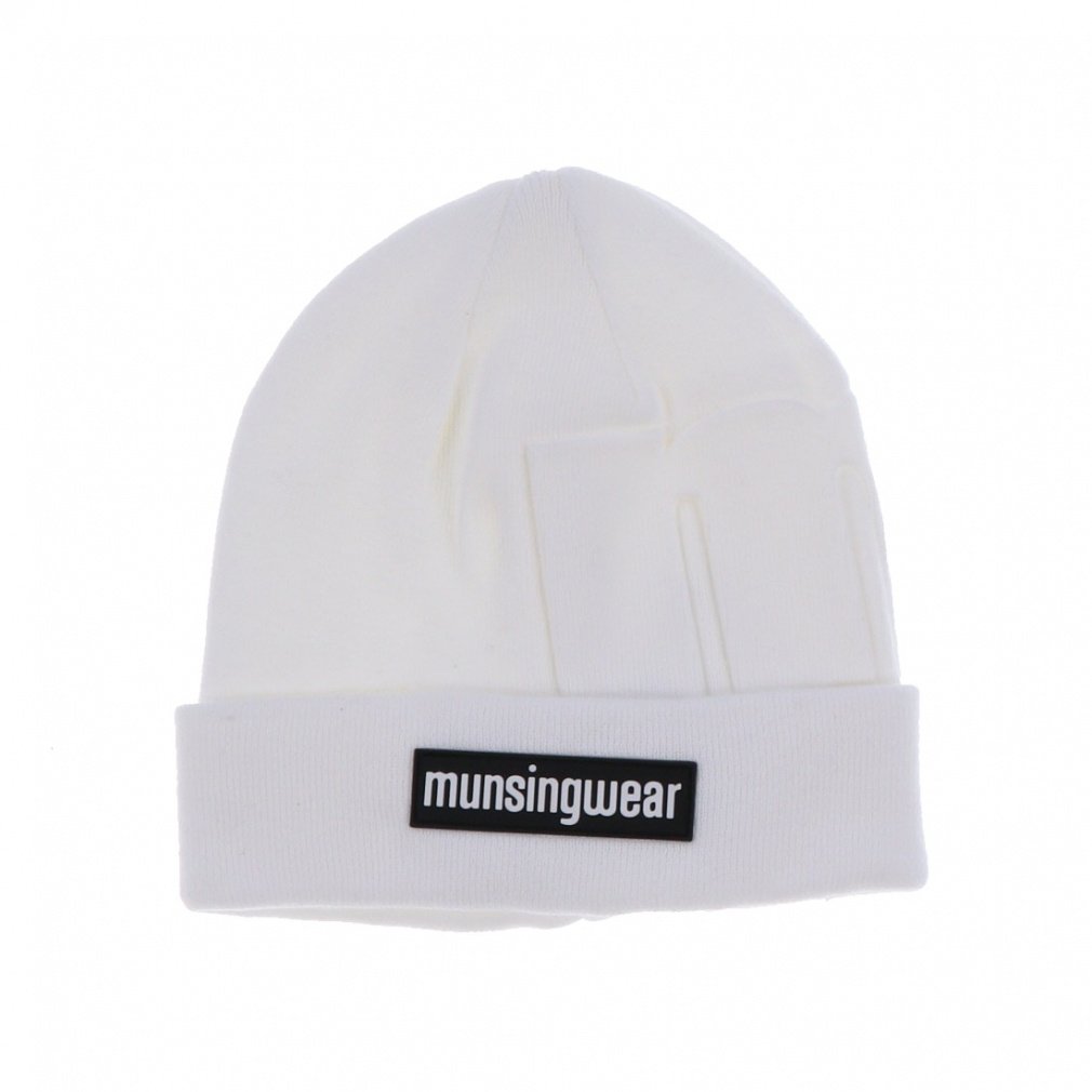 マンシングウェア ゴルフウェア ニット帽子 秋 冬 ロゴエンボスニットワッチ (MEBWJC05) メンズ Munsingwear
