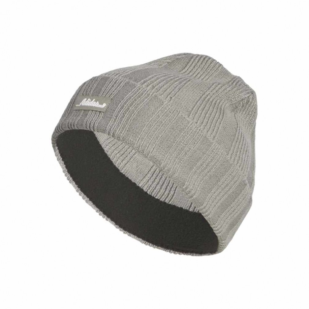 アディダス ゴルフウェア ニット帽子 秋 冬 裏フリース付き ロゴ ビーニー (JVU27) メンズ adidas
