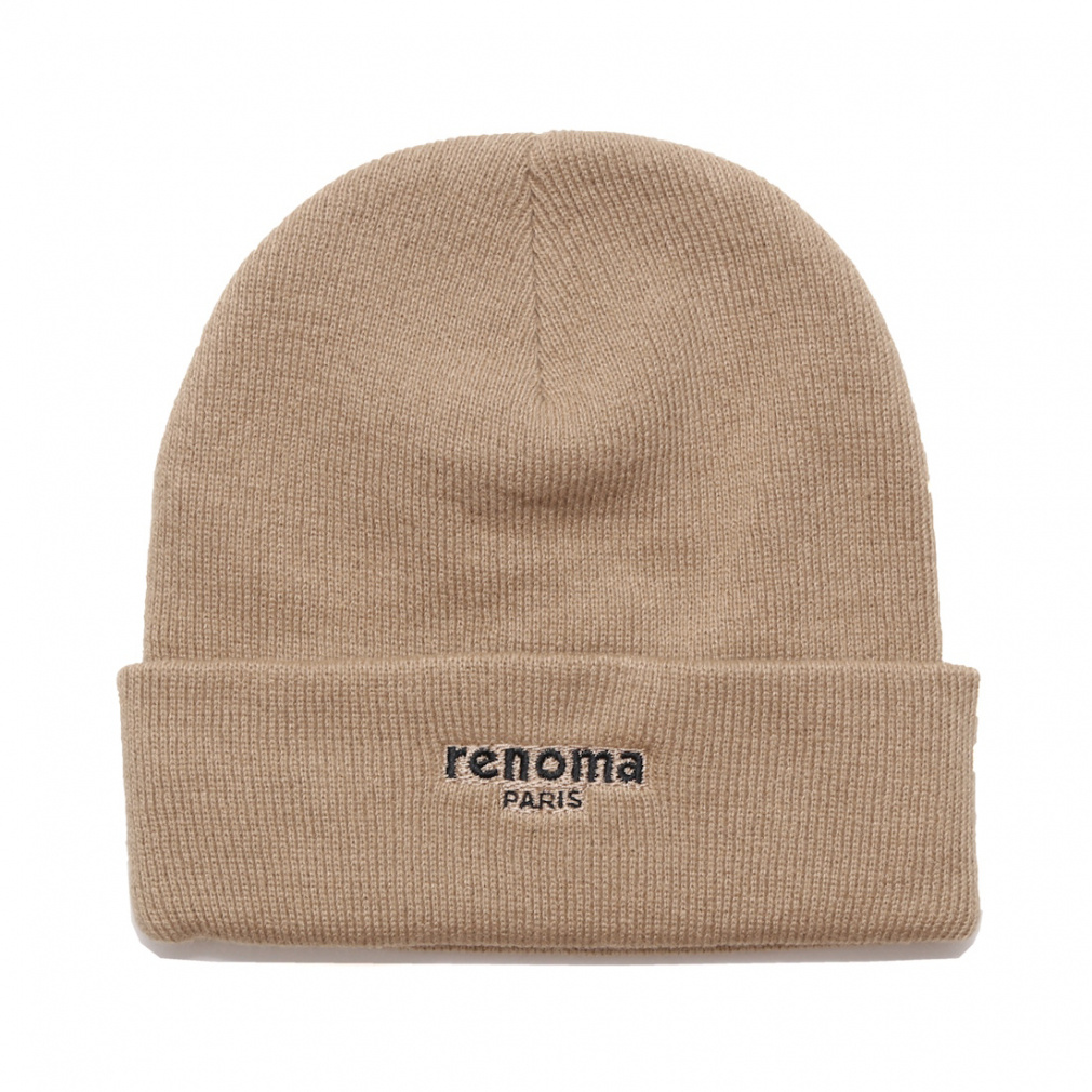 m} StEFA jbgXq H ~ BRAND LOGO CUFF KNIT CAP (RGAC-022) Y renoma
