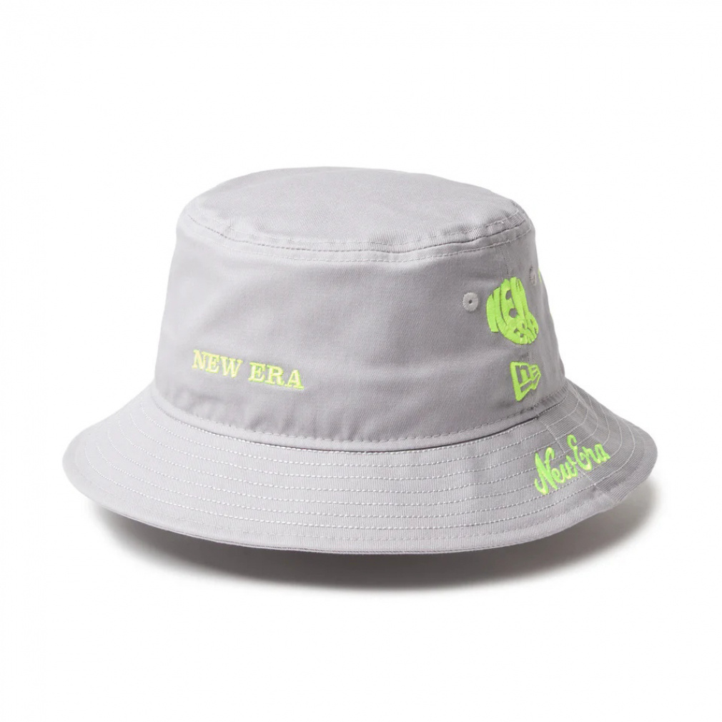 �j���[�G�� �S���t�E�F�A �n�b�g �t �� GF BUCKET01 ARCHIVE LOGO GRY (14747194) �����Y NEW ERA