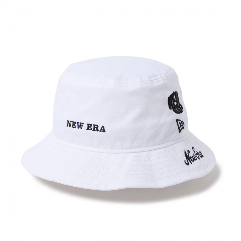 �j���[�G�� �S���t�E�F�A �n�b�g �t �� GF BUCKET01 ARCHIVE LOGO WHI 261 (14747193) �����Y NEW ERA
