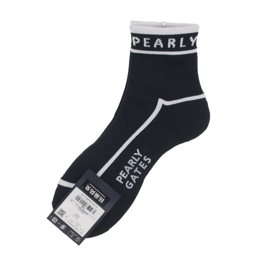 パーリーゲイツ ゴルフウェア ソックス 春 夏 パイピングショートSOX