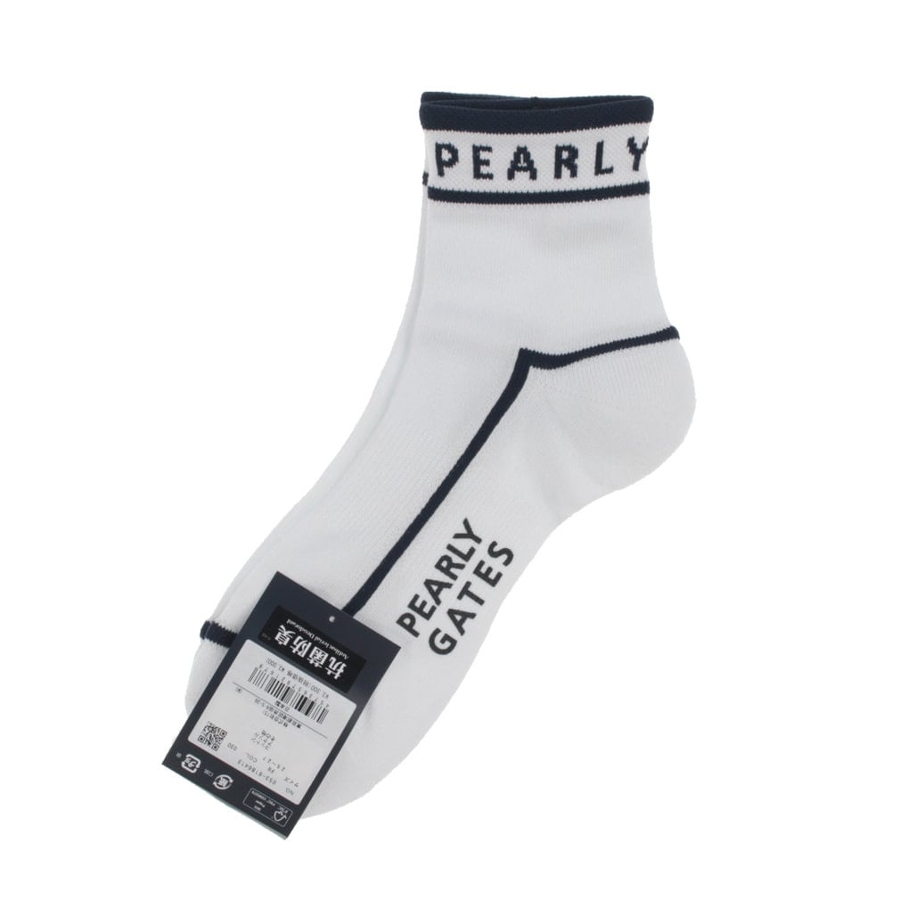 パーリーゲイツ ゴルフウェア ソックス 春 夏 パイピングショートSOX