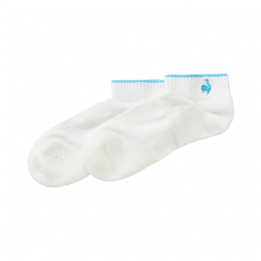 涼感メッシュ アンクル丈ソックス LG5SSO10M(ホワイト-25-27cm)