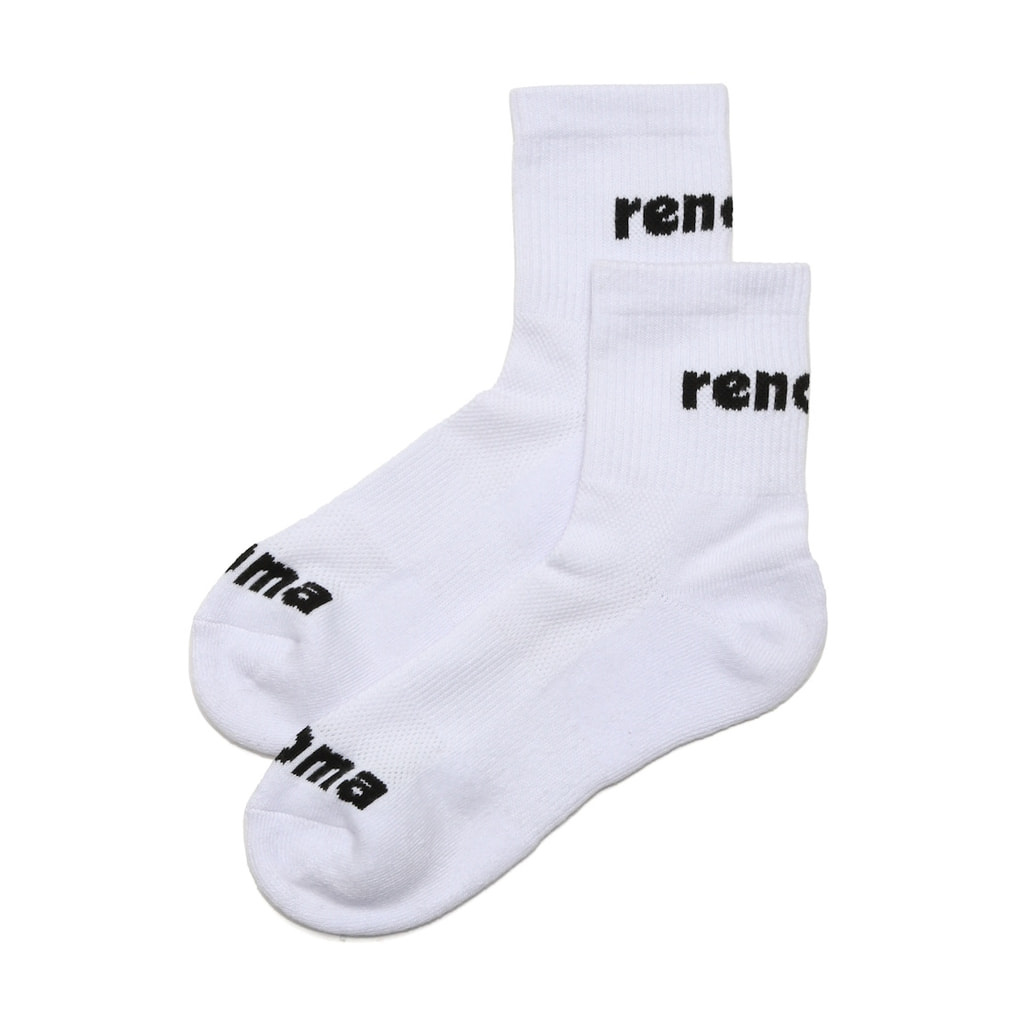 LOGO JQ SHORT SOCKS RGAC-032(ホワイト-FREE)