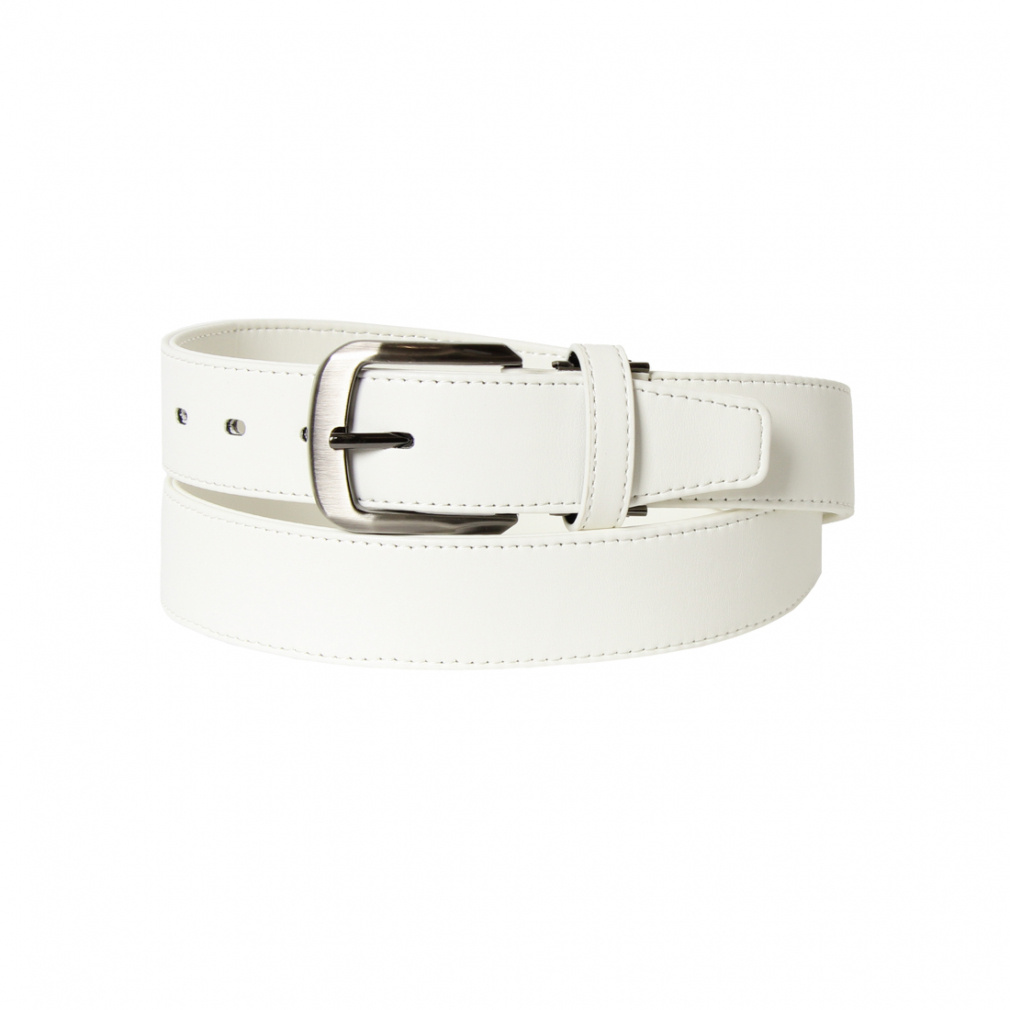 無地ロングベルト TR-1A1075BE(ホワイト-FREE)