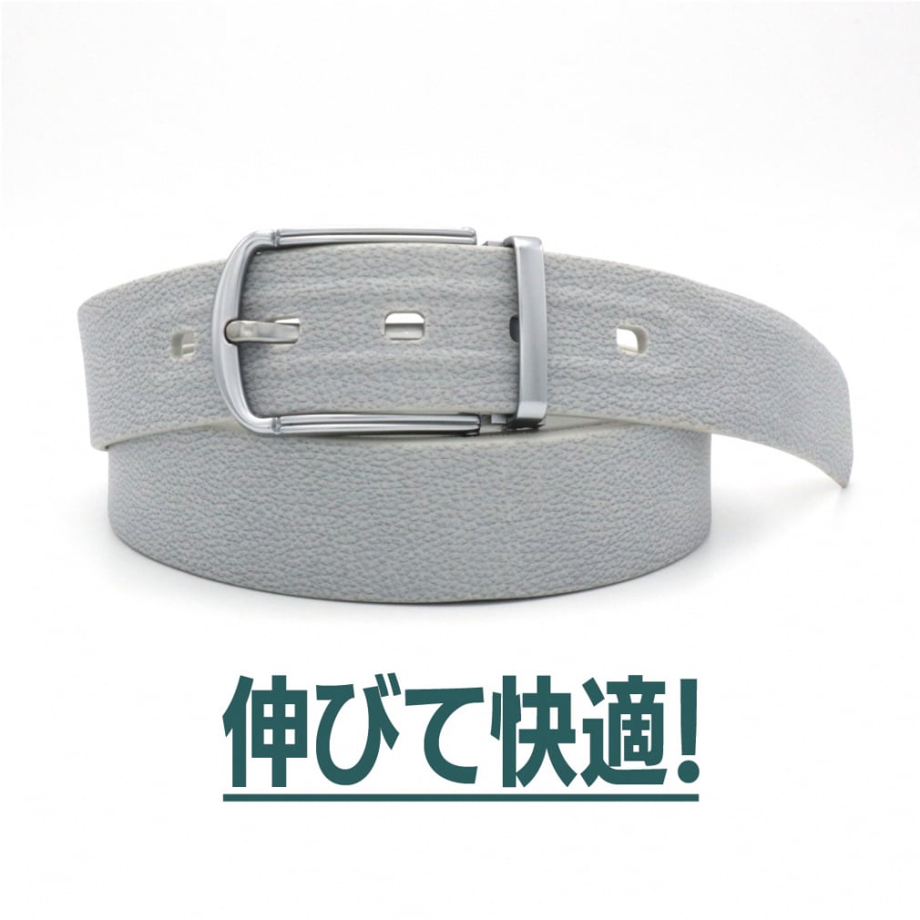 ティゴラ ゴルフウェア ベルト 秋 冬 伸縮ベルト クラシック 金属