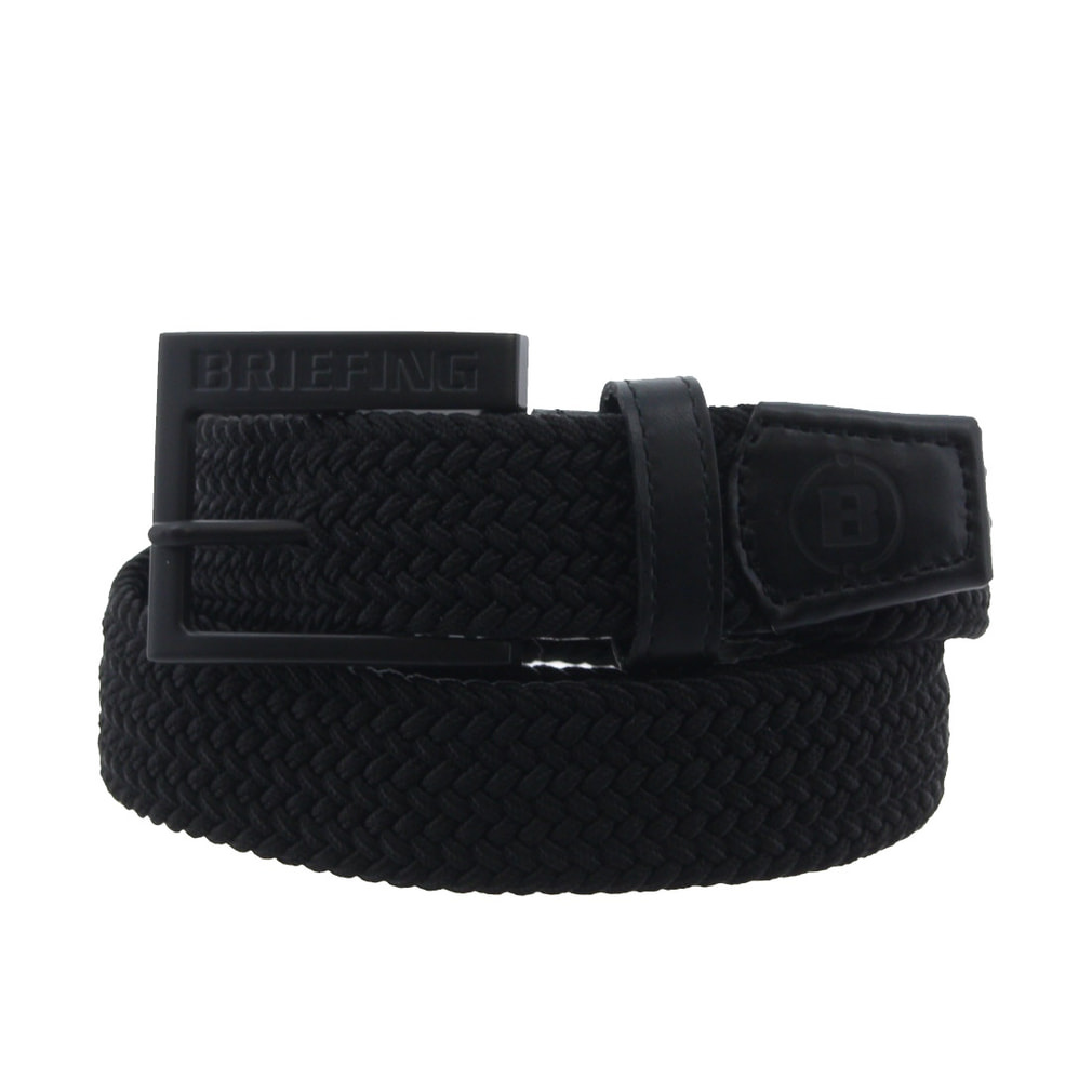 �u���[�t�B���O �S���t�E�F�A �x���g �t �� MS SQUARE BUCKLE MESH BELT (BRG261ME1) �����Y BRIEFING