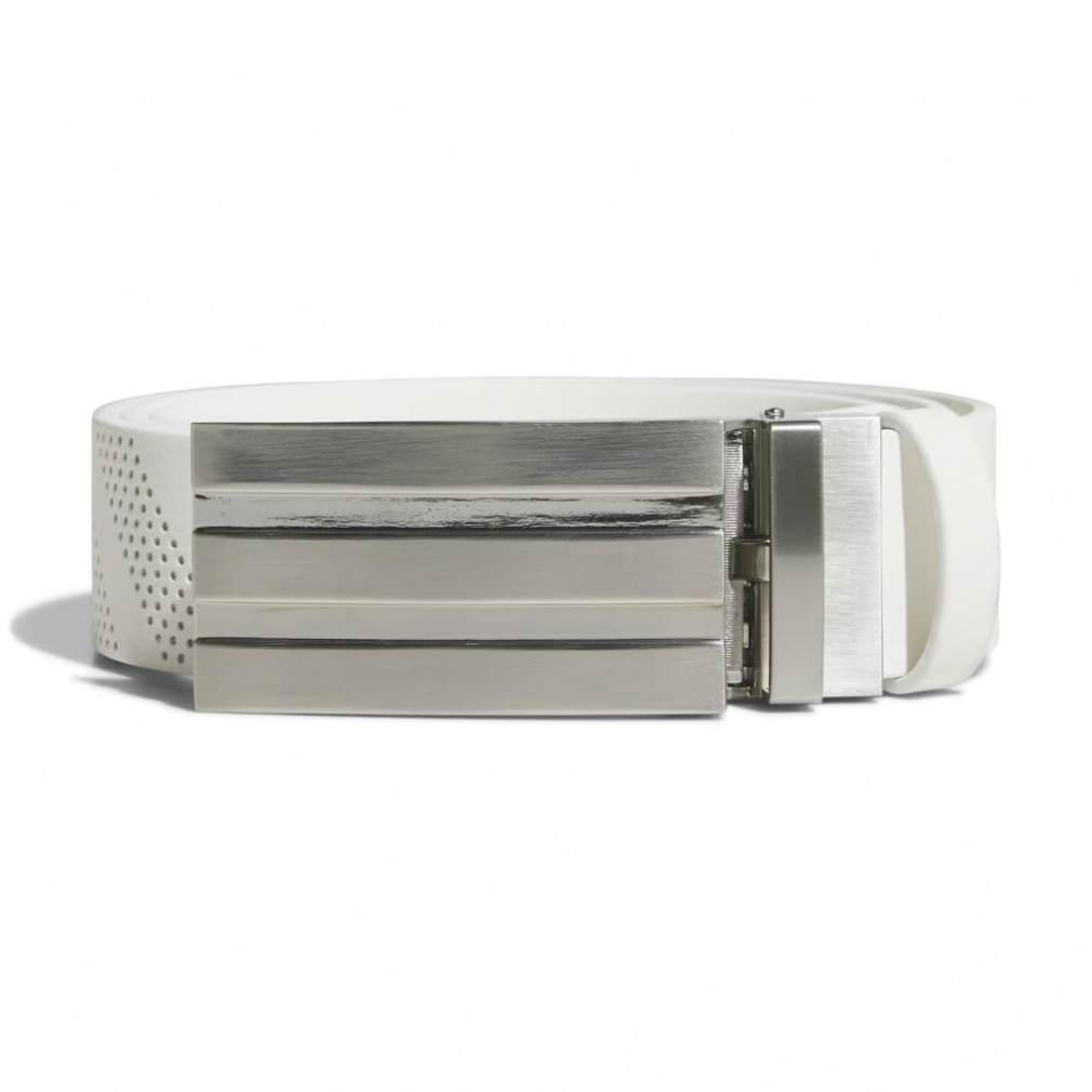 スリーストライプスバックル パンチングベルト C1174(ブラック-FREE)