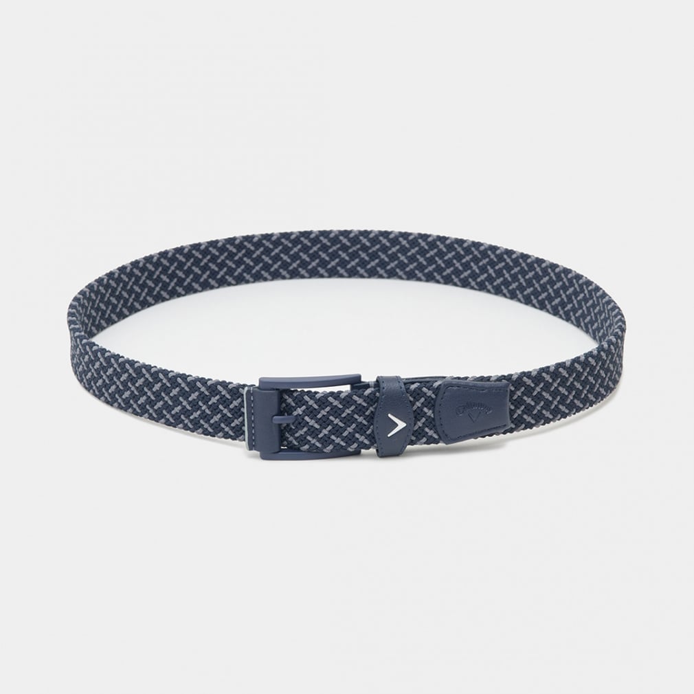 袋織ゴムメッシュ ベルト C26192102(ネイビー-FREE)