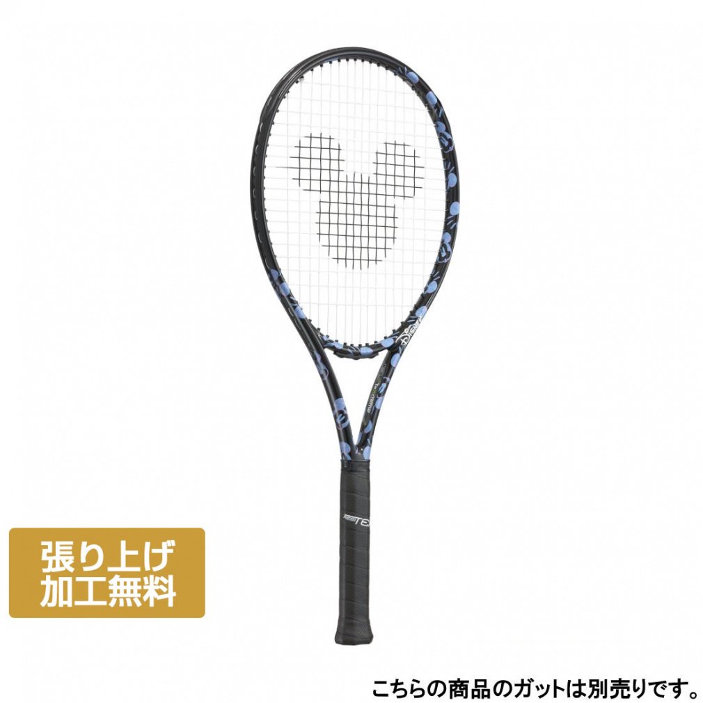 プリンス 国内正規品 Disney BEAST100(280g) ビースト100 280g ディズニー 7TJ229 硬式テニス 未張りラケット : ブラック×ブルー Prince