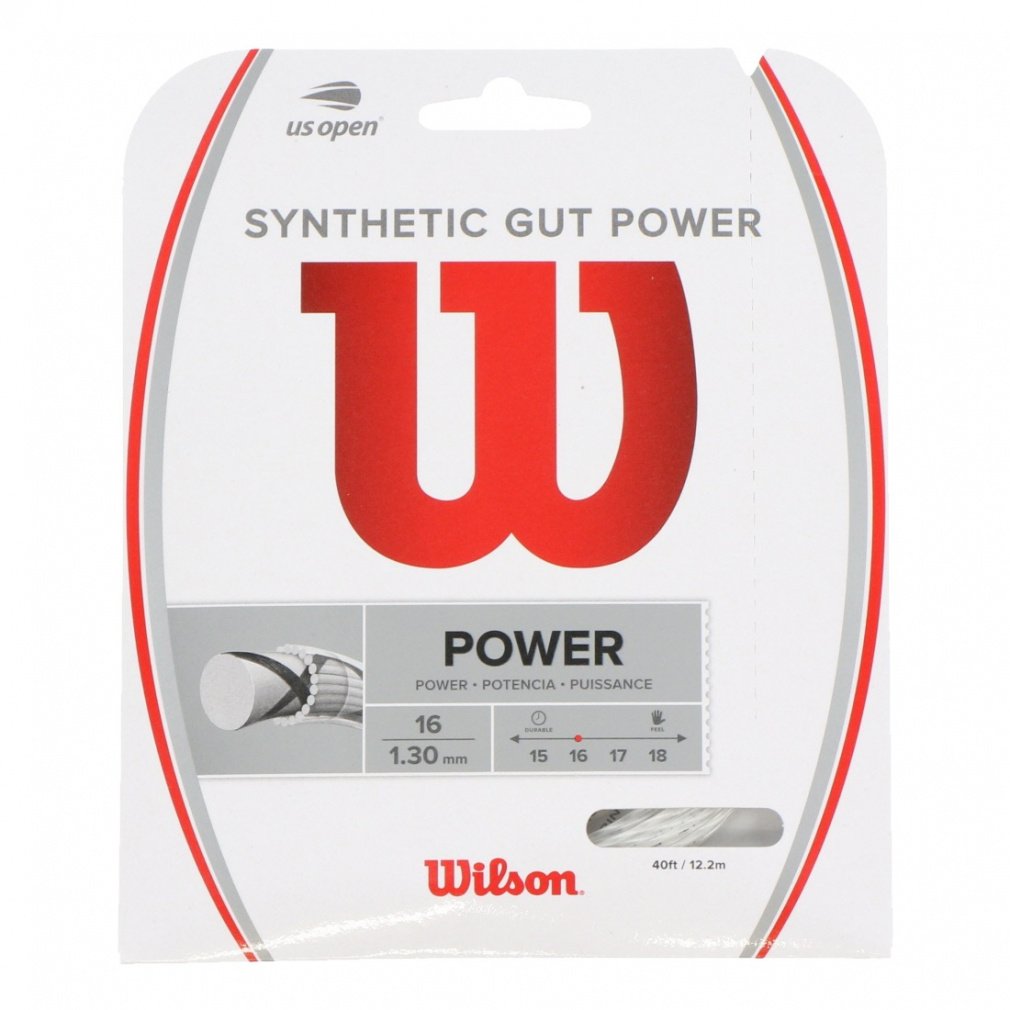 EC\ SYNTHETIC GUT POWER 16 WH VZeBbNKbg p[16 zCg WRZ945100 dejX XgO Wilson