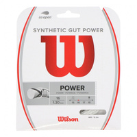 Wilson 　テニス ストリング ガット シンセティック ガット パワー 16 ウイルソン SYNTHETIC GUT POWER 16 WH シンセティックガット パワー16