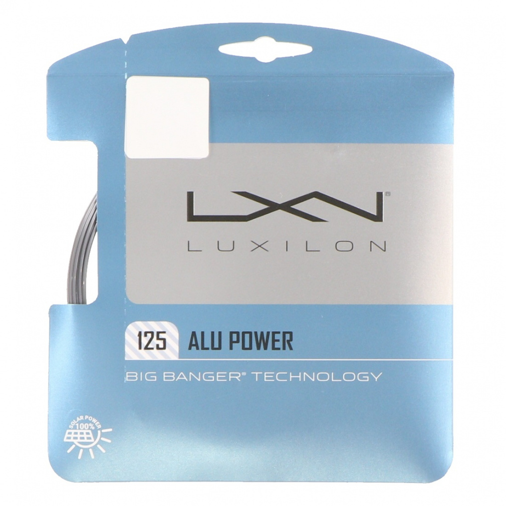LV BB ALU POWER 125 STRING SILVER Ap[125 SI WRZ995100S Vo[ dejX XgO LUXILON