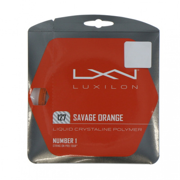 ルキシロン サベージ ORANGE 127 (WRZ994510 ORAN) 硬式テニス ストリング LUXILON