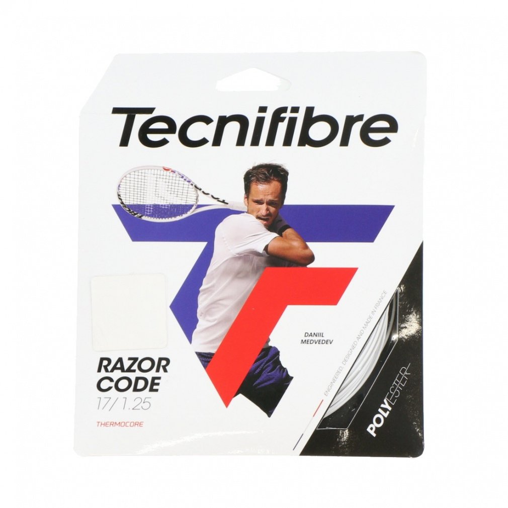 eNjt@Co[ RAZOR CODE 125 WHT 1.25mm [U[R[h zCg 12m 04GRA125XW dejX XgO Tecnifibre