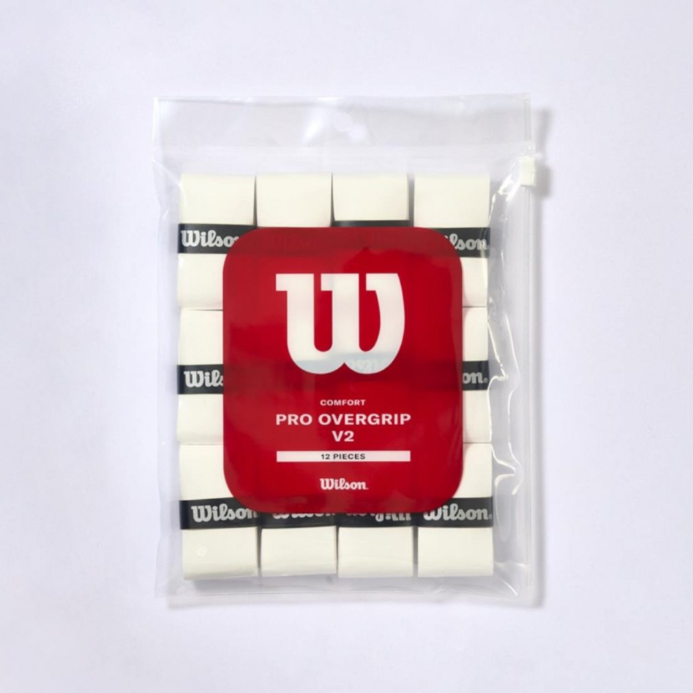 ウイルソン PRO OVERGRIP V2 プロオーバーグリップ V2 WHITE 12PK