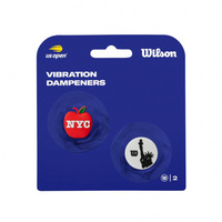 US OPEN DAMPENERS RD/BK 2PK