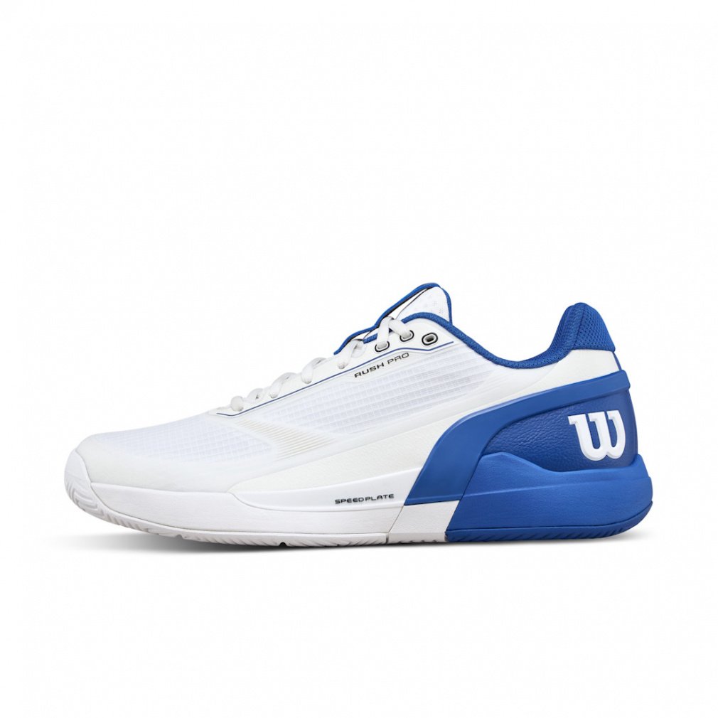 �E�C���\�� RUSH PRO 5 Wh/D V Blue/Sa ���b�V�� �v�� 5.0 WRS338520U �����Y �e�j�X �I�[���R�[�g�p�V���[�Y E : �z���C�g×�u���[ Wilson