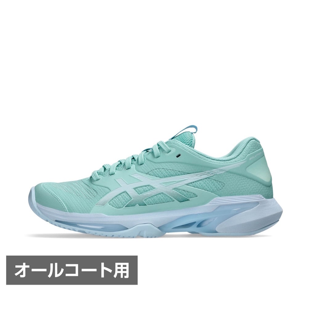�A�V�b�N�X SOLUTION SPEED FF 4 �\�����[�V�����X�s�[�hFF4 1042A307 ���f�B�X �e�j�X �I�[���R�[�g�p�V���[�Y : �y�[���O���[�� asics